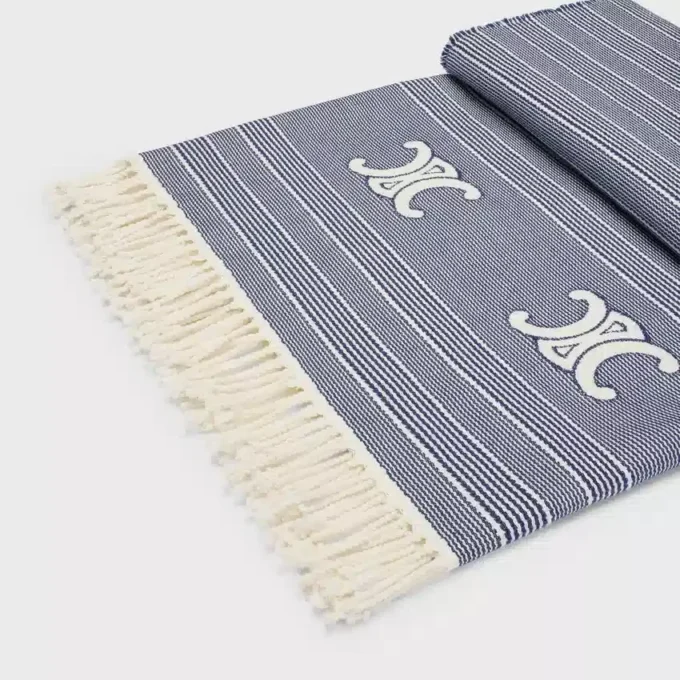 Triomphe Fouta in Striped Cotton Triomphe Fouta in Striped Cotton
