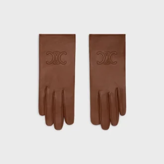 Triomphe Gloves in Plonga Lambskin