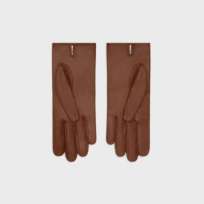 Triomphe Gloves in Plonga Lambskin Triomphe Gloves in Plonga Lambskin