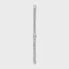 Triomphe Gourmette Bracelet in Brass with Rhodium Finish Triomphe Gourmette Bracelet in Brass with Rhodium Finish