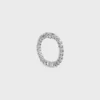 Triomphe Gourmette Bracelet in Brass with Rhodium Finish Triomphe Gourmette Bracelet in Brass with Rhodium Finish