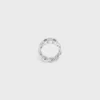 Triomphe Gourmette Ring in Brass with Rhodium Finish Triomphe Gourmette Ring in Brass with Rhodium Finish