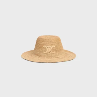 Triomphe Hat in Raffia