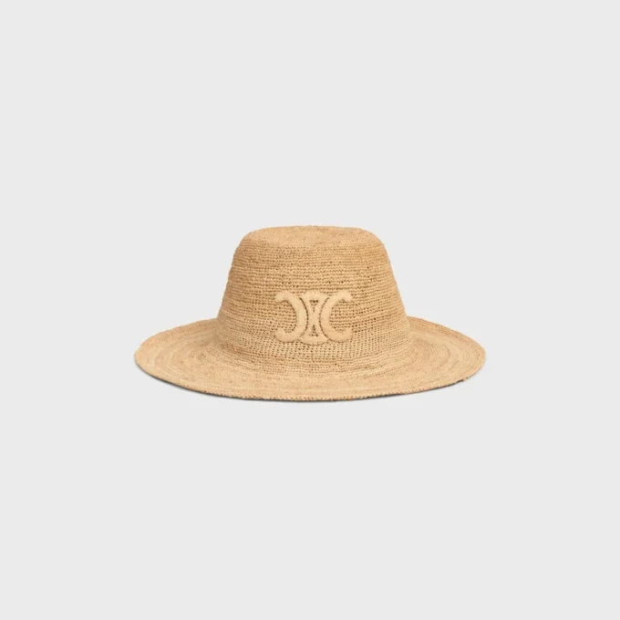 Triomphe Hat in Raffia