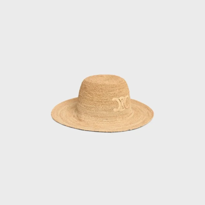 Triomphe Hat in Raffia