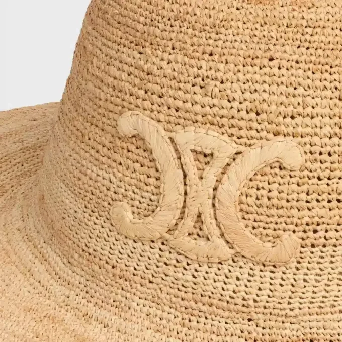Triomphe Hat in Raffia