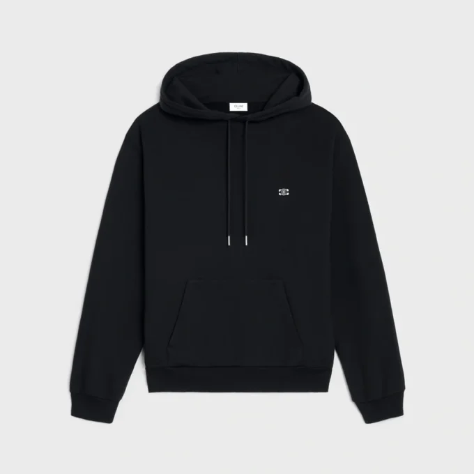 Triomphe Loose Hoodie in Cashmere Cotton Triomphe Loose Hoodie in Cashmere Cotton