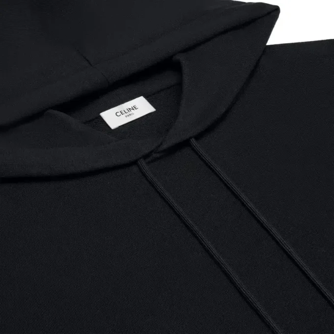 Triomphe Loose Hoodie in Cashmere Cotton Triomphe Loose Hoodie in Cashmere Cotton