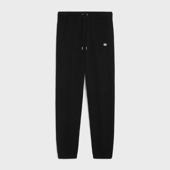 Triomphe Loose Track Pants in Cotton and Cashmere Triomphe Loose Track Pants in Cotton and Cashmere