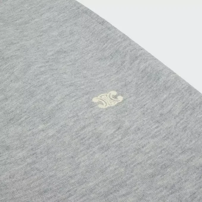 Triomphe Loose Track Pants in Cotton and Cashmere Triomphe Loose Track Pants in Cotton and Cashmere