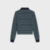 Triomphe Polo in Striped Jersey