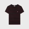 Triomphe Regular T-Shirt in Striped Jersey Triomphe Regular T-Shirt in Striped Jersey