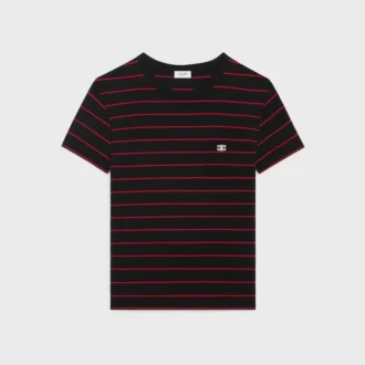 Triomphe Regular T-Shirt in Striped Jersey