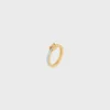 Triomphe Ring in Enamel and Brass with Gold Finish Triomphe Ring in Enamel and Brass with Gold Finish