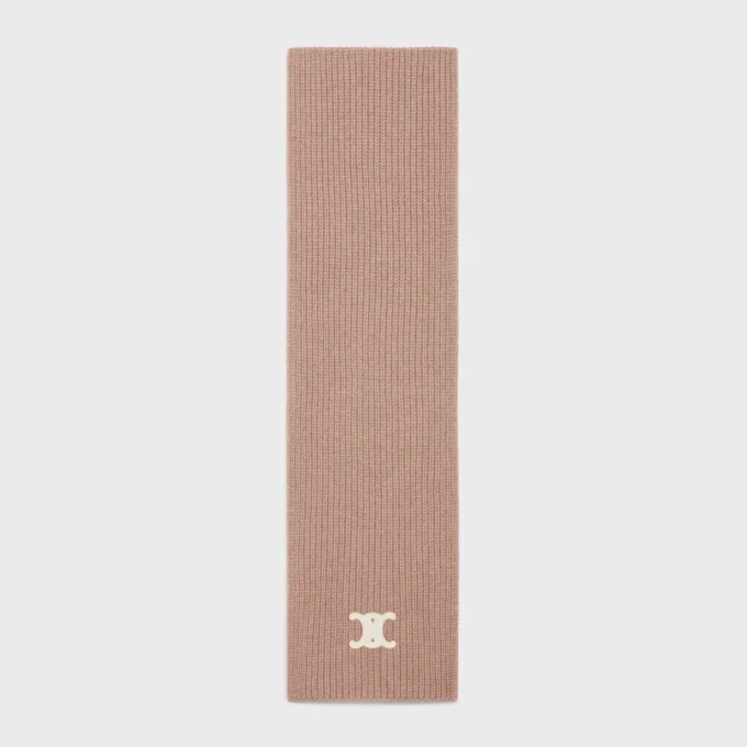 Triomphe Scarf in Seamless Cashmere Triomphe Scarf in Seamless Cashmere