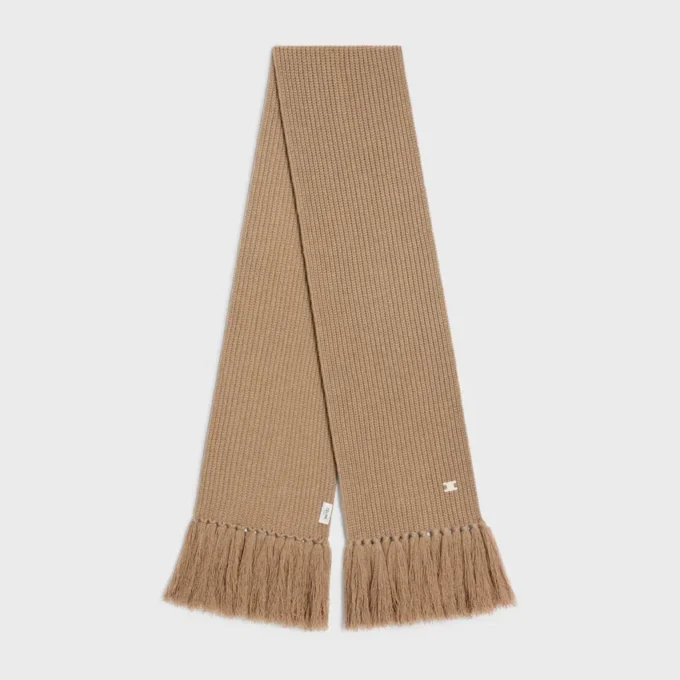 Triomphe Scarf in Seamless Cashmere Triomphe Scarf in Seamless Cashmere