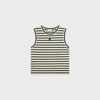 Triomphe Sleeevess Mariniare Sweater in Wool