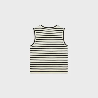 Triomphe Sleeevess Mariniare Sweater in Wool