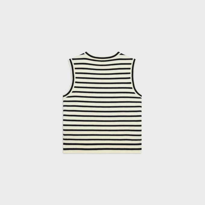 Triomphe Sleeevess Mariniare Sweater in Wool