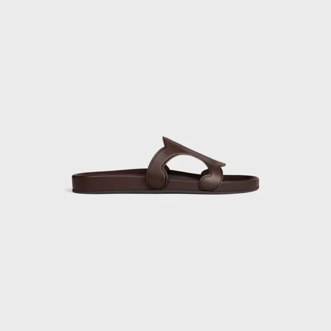 Triomphe Slide in Calfskin – Vegetal Tanning Triomphe Slide in Calfskin – Vegetal Tanning