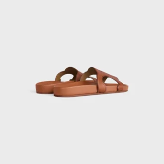 Triomphe Slide in Calfskin – Vegetal Tanning