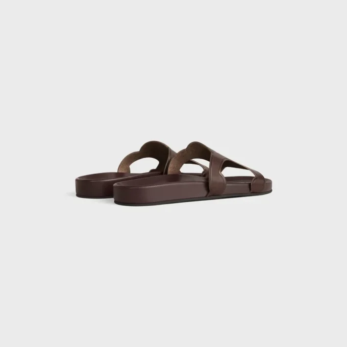 Triomphe Slide in Calfskin – Vegetal Tanning Triomphe Slide in Calfskin – Vegetal Tanning