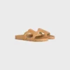 Triomphe Slide in Crocodile Stamped Calfskin Triomphe Slide in Crocodile Stamped Calfskin
