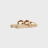 Triomphe Slide in Suede Calfskin Triomphe Slide in Suede Calfskin