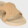 Triomphe Slide in Suede Calfskin Triomphe Slide in Suede Calfskin