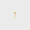 Triomphe Solitaire Sparkle Ring in Strass and Brass with Gold Finish Triomphe Solitaire Sparkle Ring in Strass and Brass with Gold Finish