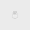 Triomphe Square Signet Ring in Brass with Rhodium Finish Triomphe Square Signet Ring in Brass with Rhodium Finish