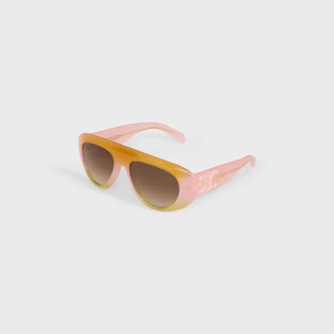 Triomphe Stamp 01 Sunglasses in Acetate
