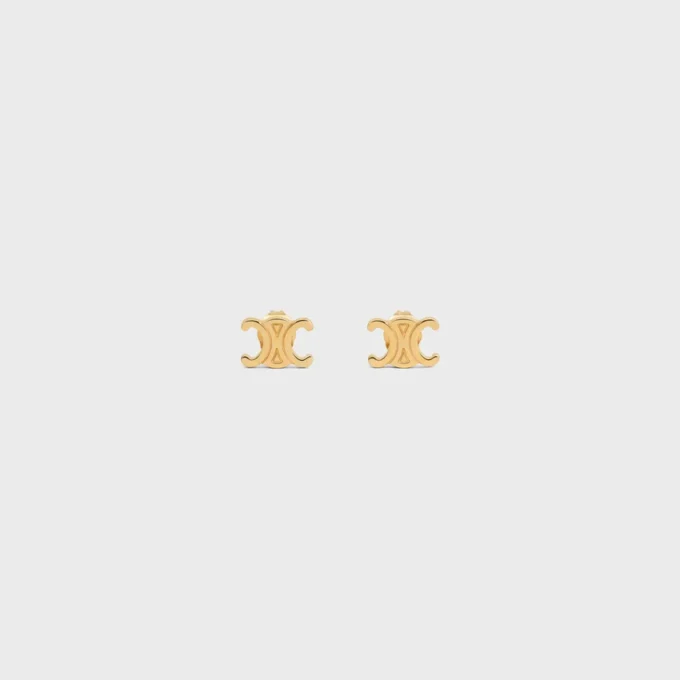 Triomphe Studs in Brass with Gold Finish Triomphe Studs in Brass with Gold Finish