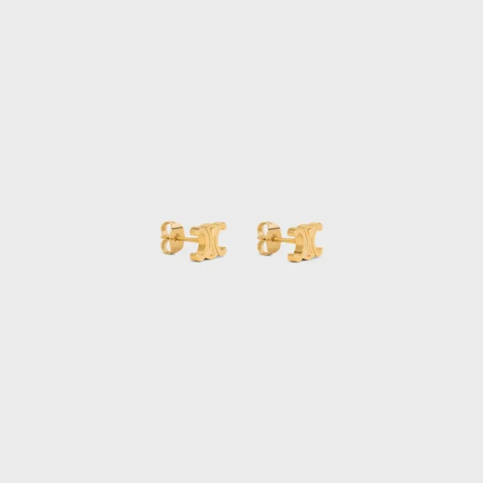 Triomphe Studs in Brass with Gold Finish Triomphe Studs in Brass with Gold Finish