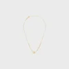 Triomphe Suspended Necklace in Brass with Gold Finish Triomphe Suspended Necklace in Brass with Gold Finish