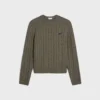Triomphe Sweater in Cable-Knit Cashmere Triomphe Sweater in Cable-Knit Cashmere