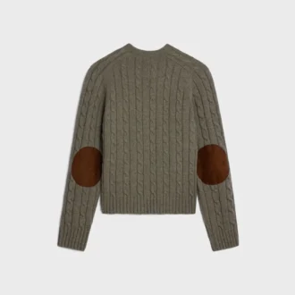 Triomphe Sweater in Cable-Knit Cashmere
