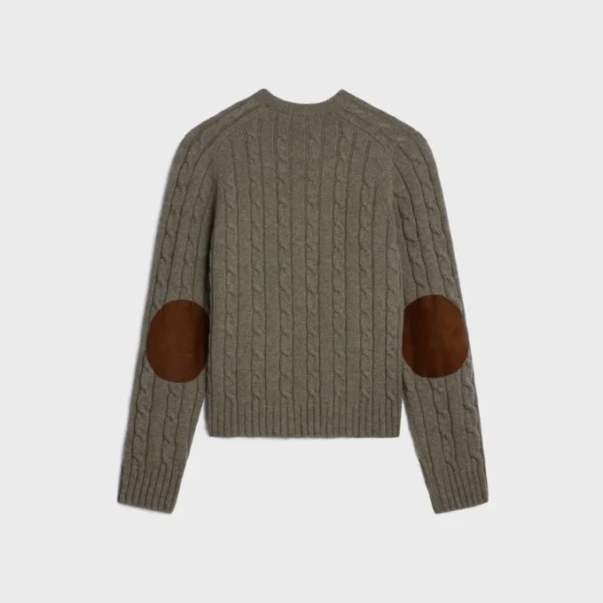 Triomphe Sweater in Cable-Knit Cashmere Triomphe Sweater in Cable-Knit Cashmere