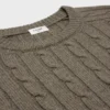 Triomphe Sweater in Cable-Knit Cashmere Triomphe Sweater in Cable-Knit Cashmere