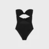 Triomphe Swimsuit with Bows in Matte Jersey