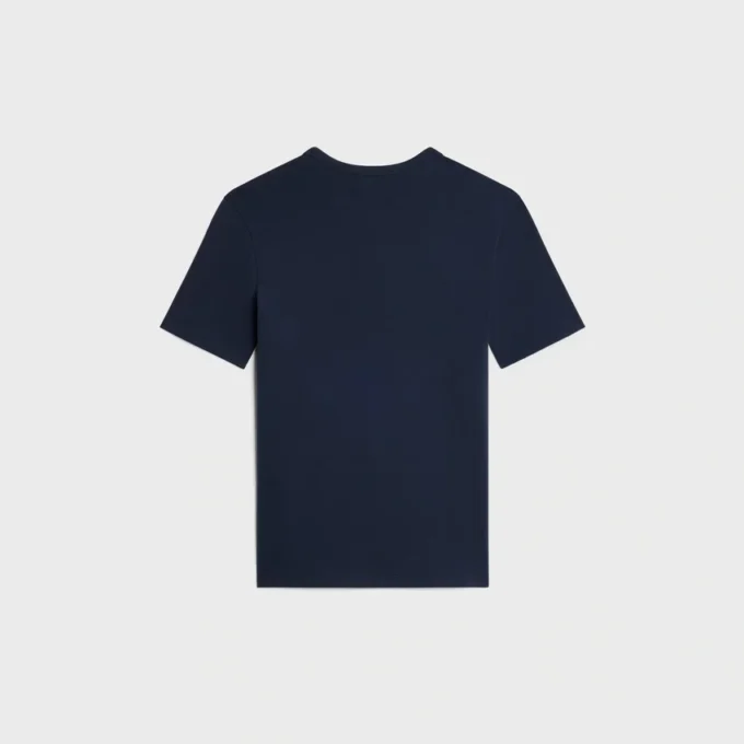 Triomphe T-Shirt in Ribbed Cotton Jersey Triomphe T-Shirt in Ribbed Cotton Jersey