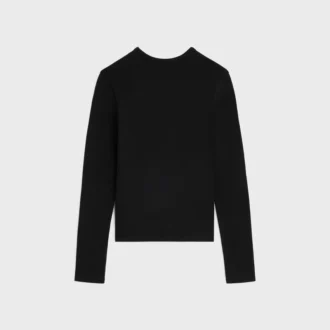 Triomphe T-Shirt in Ribbed Cotton Jersey Triomphe T-Shirt in Ribbed Cotton Jersey