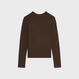 Triomphe T-Shirt in Ribbed Cotton Jersey Triomphe T-Shirt in Ribbed Cotton Jersey