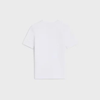 Triomphe T-Shirt in Ribbed Cotton Jersey
