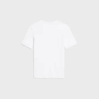 Triomphe T-Shirt in Ribbed Cotton Jersey
