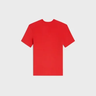 Triomphe T-Shirt in Ribbed Cotton Jersey
