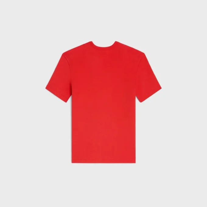 Triomphe T-Shirt in Ribbed Cotton Jersey Triomphe T-Shirt in Ribbed Cotton Jersey