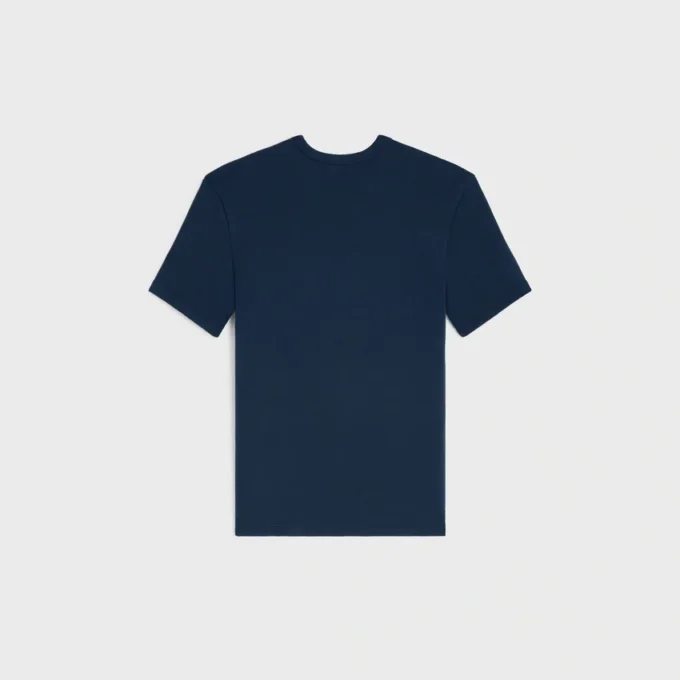 Triomphe T-Shirt in Ribbed Cotton Jersey Triomphe T-Shirt in Ribbed Cotton Jersey