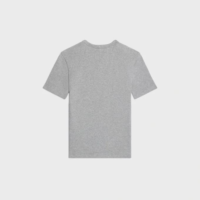 Triomphe T-Shirt in Ribbed Cotton Jersey Triomphe T-Shirt in Ribbed Cotton Jersey