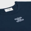 Triomphe T-Shirt in Ribbed Cotton Jersey Triomphe T-Shirt in Ribbed Cotton Jersey